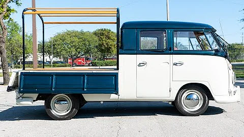 1966 Volkswagen Transporter Double Cab Pickup Walk-around Video