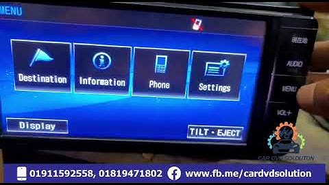 NSZT- W64 Japanese to English language and Bluetooth settings.