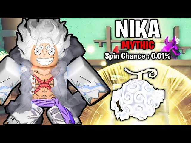 Getting Mythic NIKA(Gear 5) Fruit in Fruit battlegrounds(Roblox