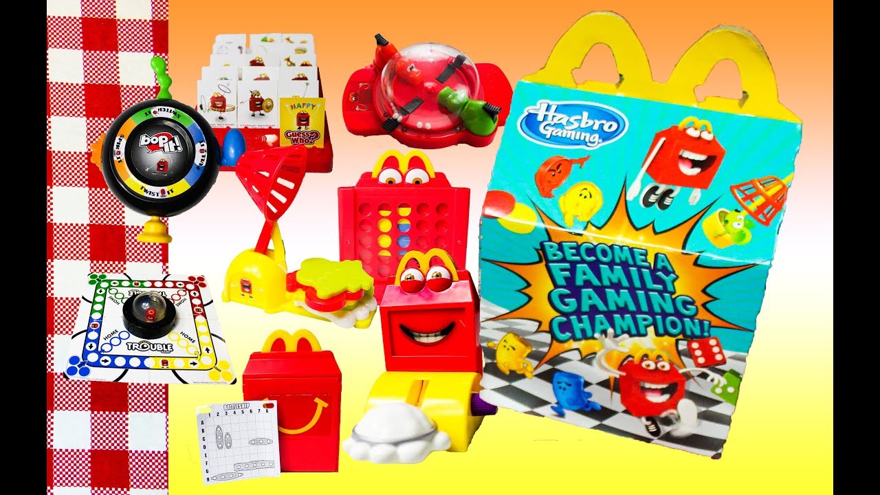 MCDONALD'S COMPLETE SET 2018 Hasbro Happy Meal GAMES KID ...