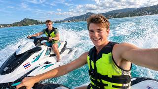 Taking my 17 year old brother on JETSKIS in Thailand!🇹🇭