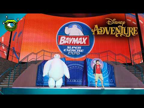 Baymax Super Exercise Expo Workout On The Disney Adventure Singapore Cruise Ship - FULL SHOW