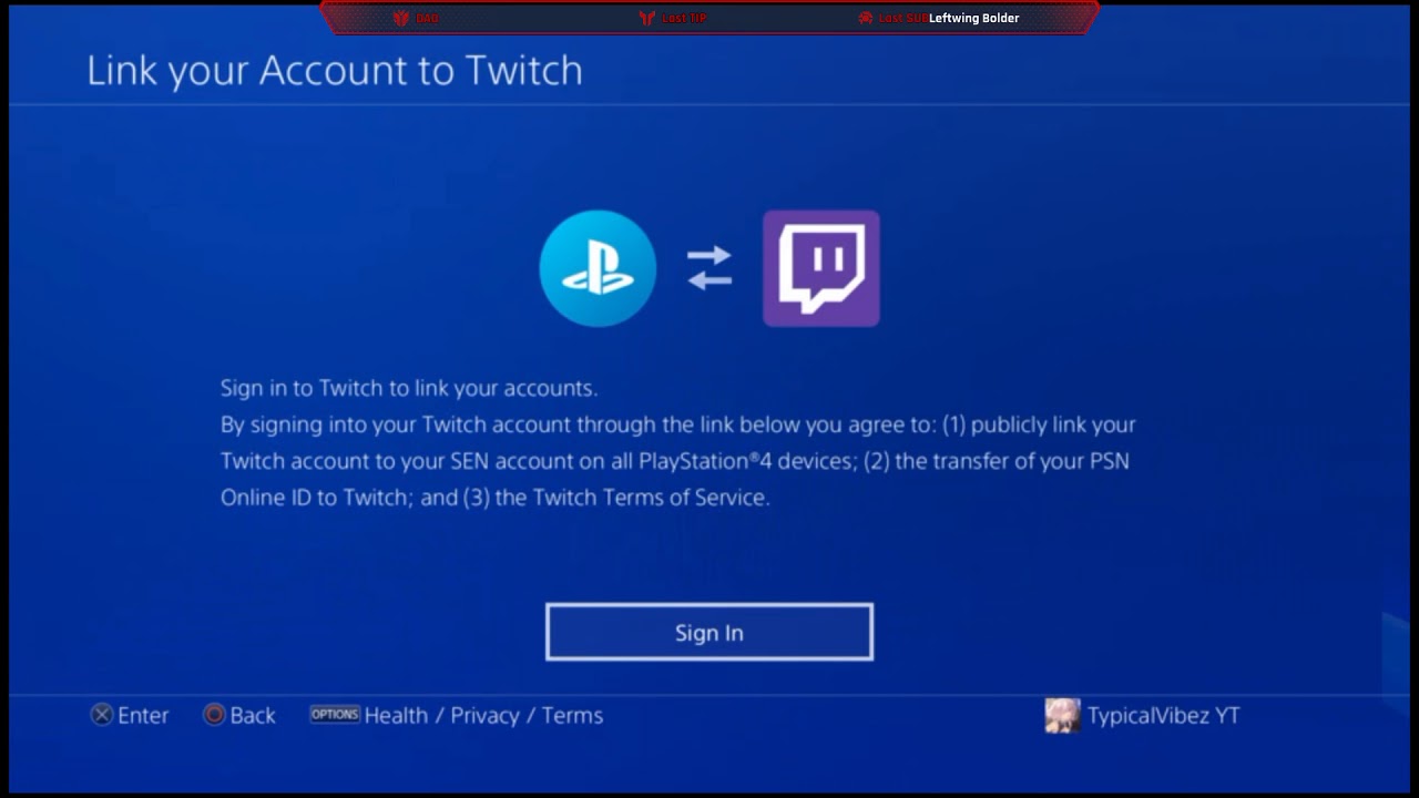 How To Connect Your Twitch To Playstation Fix Youtube
