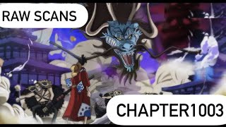 One Piece Chapter 1003 Spoiler Luffy Gear 5 Soon Spoilers Manga 1003 English Raw Scans Youtube