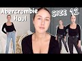 ABERCROMBIE &amp; FITCH | Huge try-on haul | Size 12