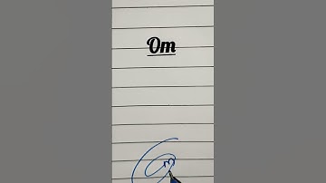 Signature Name (Om) #short  #signature