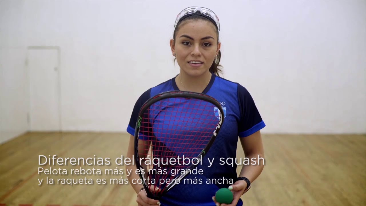 para jugar partido Republicano azufre Conociendo el deporte - Ráquetbol con Gabriela Martínez - YouTube