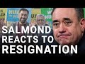 Alex salmond reacts humza yousaf steps down as leader of the snp