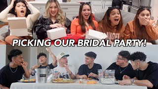 ASKING OUR FRIENDS TO BE OUR BRIDESMAIDS/GROOMSMEN