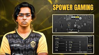 🔥 SPower Gaming New Sensitivity + Control Code 2025 | BGMI Update 4.2 Zero Recoil Setup