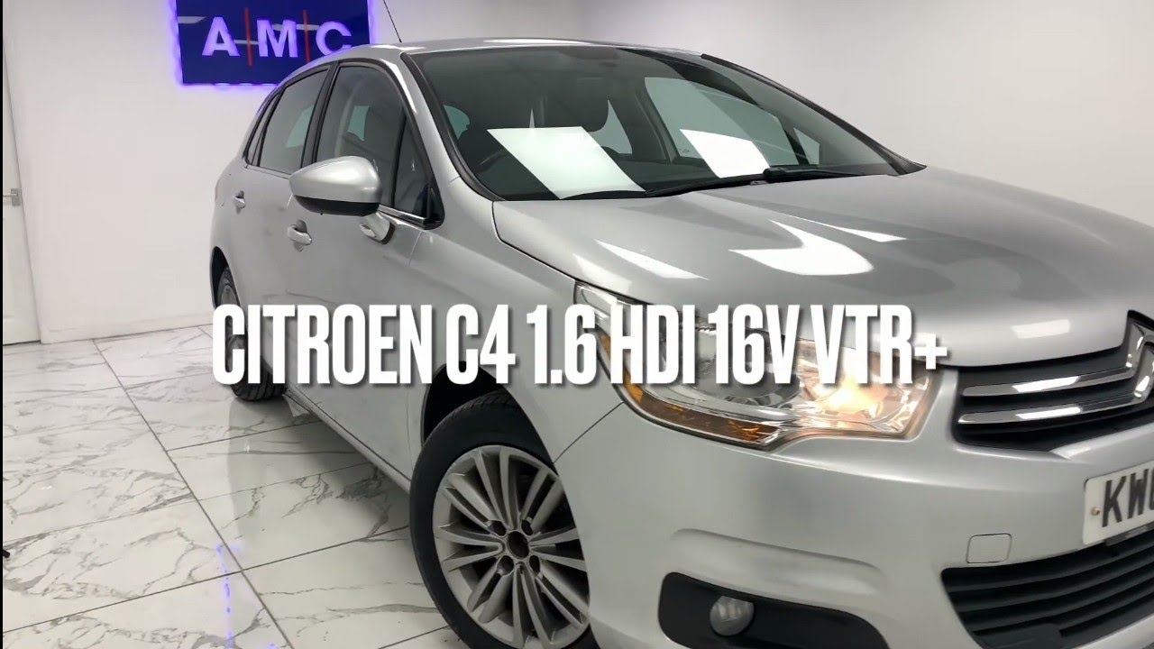 Citroen c4 1.6 hdi 16v VTR+ walkthrough - YouTube