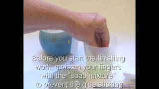 INSTRUCTION VIDEO   How to fill and close an urn with ashes from the crematorium