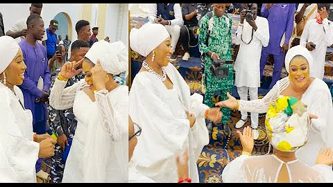 So Adorable! Watch Ooni Of Ife’s Three wives In A Dance Competition At Ooni’s Brother’s Birthday