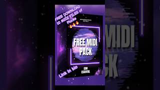 FREE DOWNLOAD 🔥 #flstudio #midipack #musicalproduction