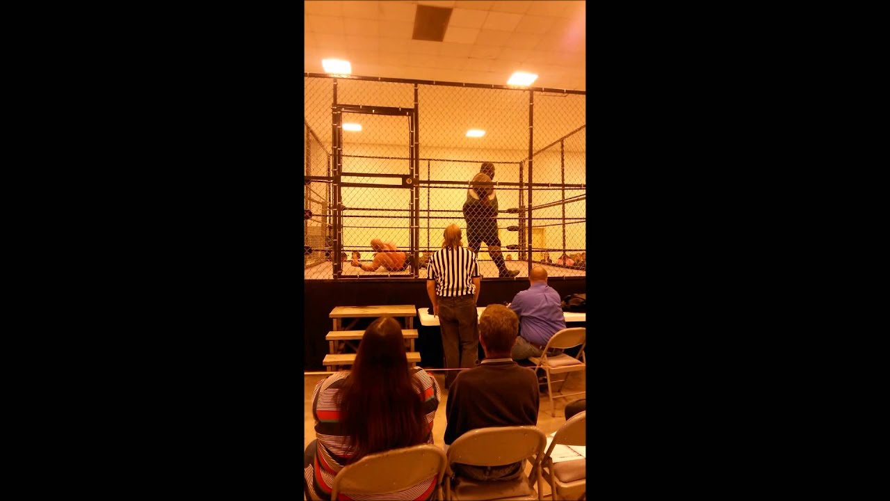 Cassidy Cain vs Cowboy Dusty MacWilliams Steel Cage 10.25.14