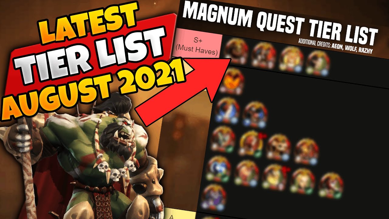 Magnum Quest - LATEST TIER LIST! LETS GOOOO 🔥 - YouTube