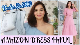 AMAZON MIDI DRESS Under Rs.800 | Amazon Dress Haul | Tanu Gupta