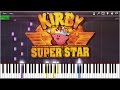 Kirby super star  gourmet race remake  piano tutorial on synthesia