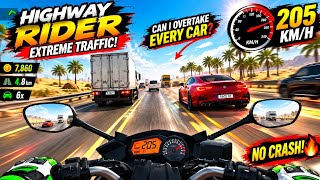 205 KM/H! Extreme Bike Racing Through Highway Traffic 🏍️🔥 screenshot 1