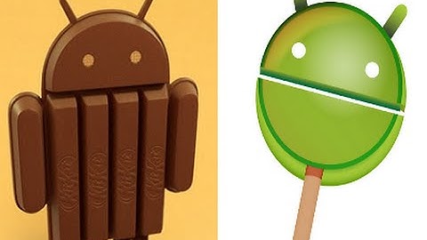 Android L ( Lollipop )  Vs Android KitKat