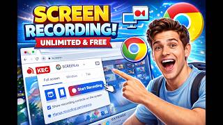 Best Free Screen Recorder for PC | Unlimited Recording (No Watermark)