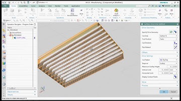 09 NX CAM   Variable Contour Operation   Normal to Part