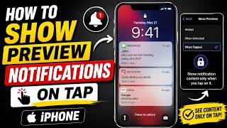 How to Show Preview Notifications on Tap on iPhone (2026)