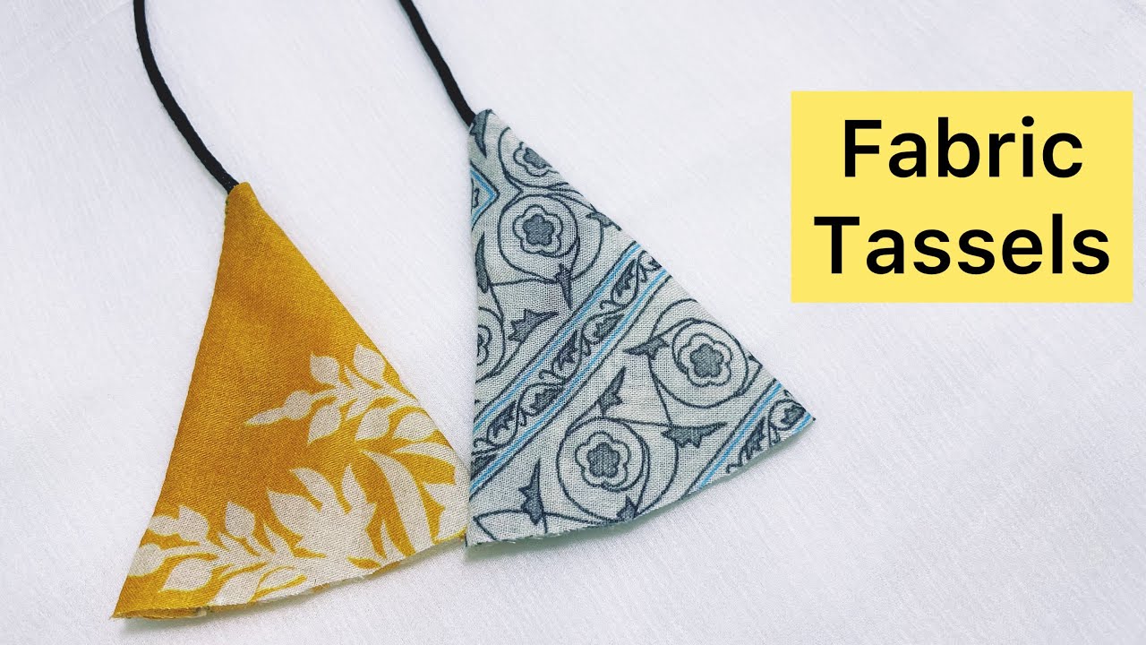 How to make fabric tassels /latkan Fast and easy way to make . - YouTube