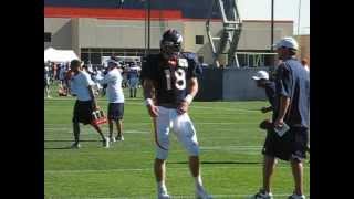 Denver Broncos Peyton Manning @ Dove Valley Training Camp
