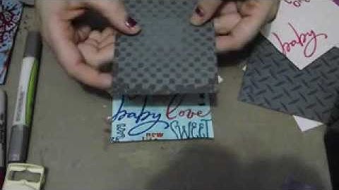 Markers and Cuttlebug and Sizzix Embossing Folders Technique/Tutorial/Tip