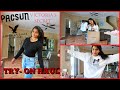 TRY-ON HAUL FROM PACSUN /AMERICAN EAGLE AND VICTORIA SECRET ..VLOG#520