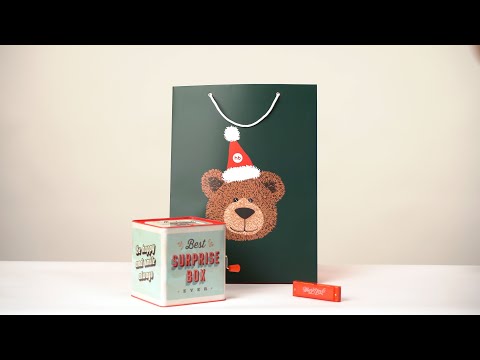 Подарочный набор HAPPY BABY: музыкальная шкатулка с сюрпризом SURPRISE BOX и губная гармошка MELODY
