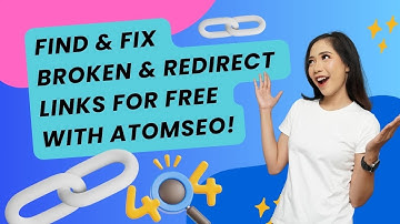 Atomseo Broken Link Checker [Chrome Extension]: Find & Fix Dead and Redirect Links for Free