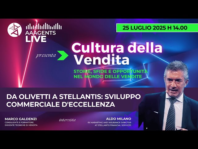#132  - DA OLIVETTI A STELLANTIS: a lezione di vendita con Aldo Milano.