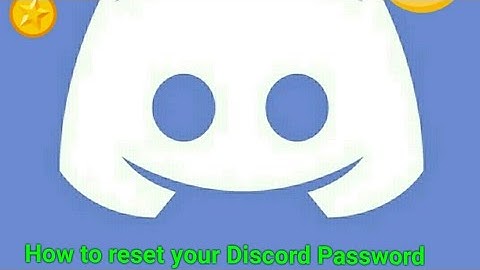 How to reset your Discord Password