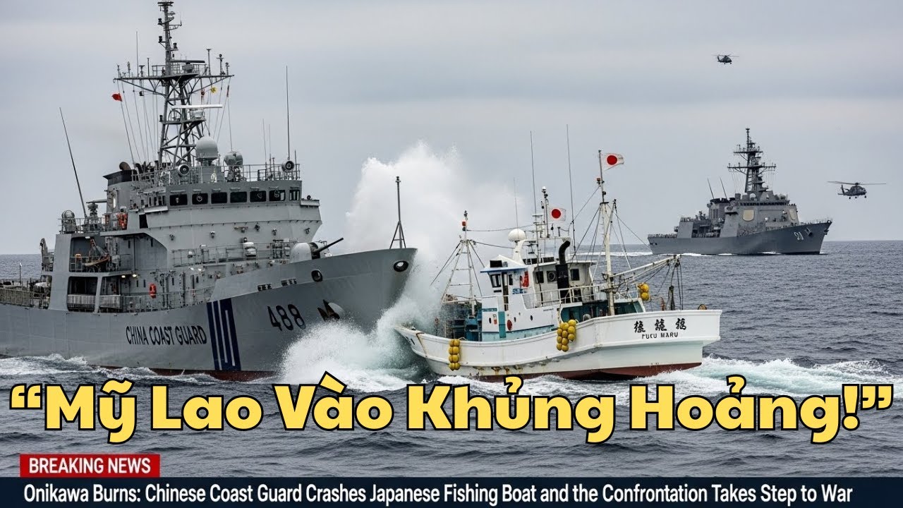 Tàu Cá Nhật Bị Đâm Chìm: Tokyo Điều Hải Quân – Mỹ Xuất Hiện Ngăn Chiến Tranh