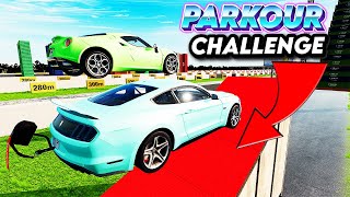Cars VS Dangerous Ramp Parkour Challenge #3 - BeamNG Drive