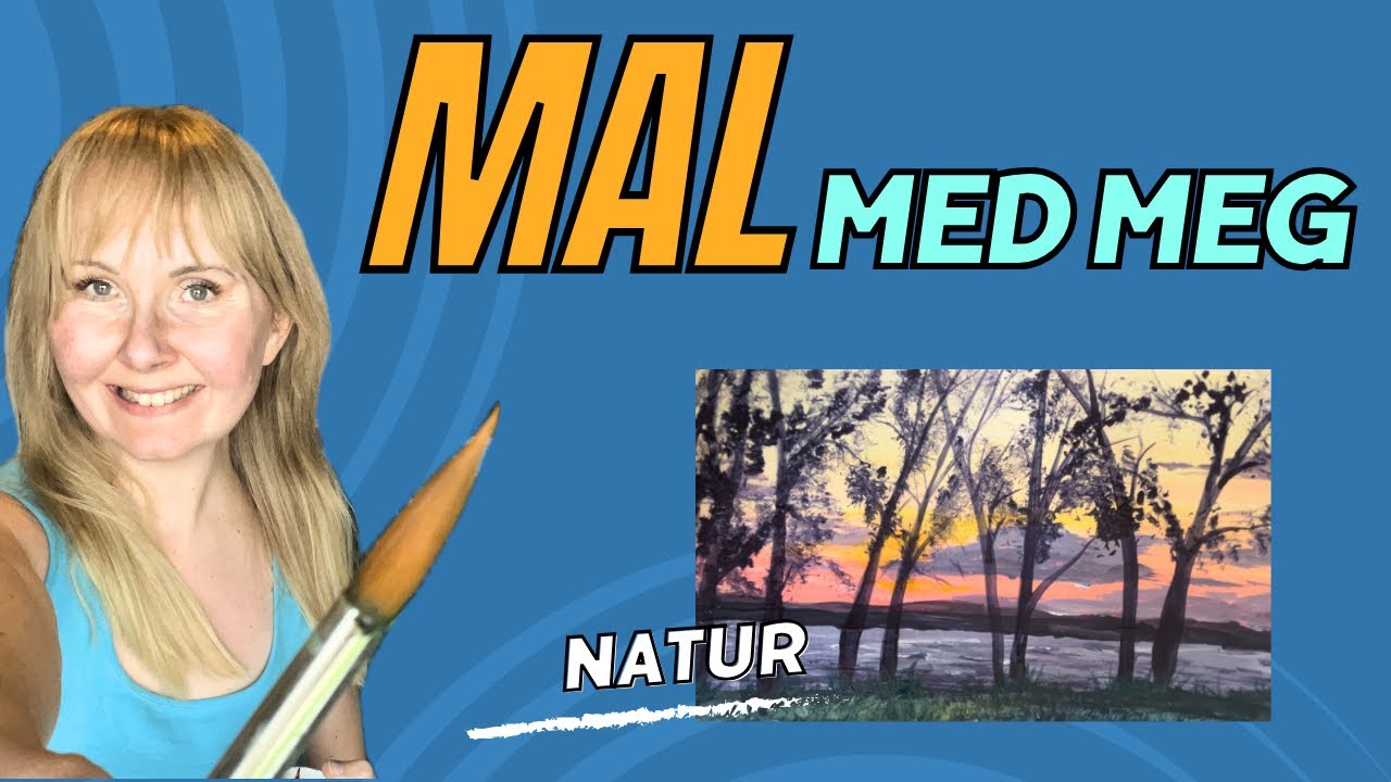 Hvordan male enkel natur med akryl