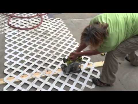 Video: Jak řezat rámované mřížoví?