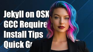 Does the installation of Jekyll need GCC on OSX