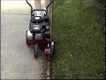 Using a Gas Edger walk behind - Yard Machine