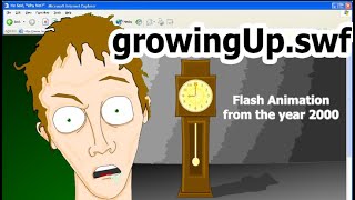 growingUp.swf - Nov 8, 2000 - Early Flash Animation