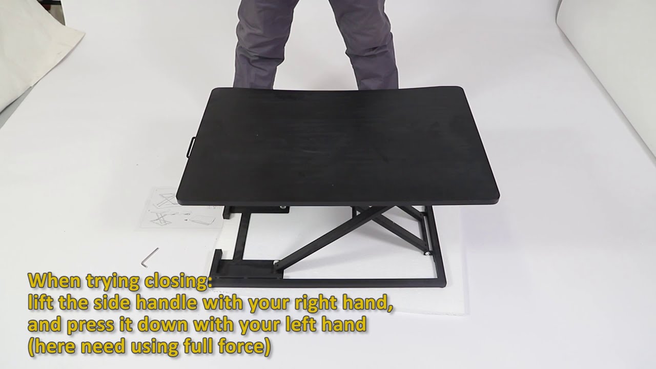 Height Adjustable Standing Desk Converter A Must-see Video Before Installation