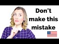 Avoid this English grammar mistake