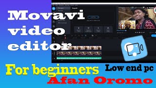 Movavi Video Editor: Video editing tutorial for beginners-Afan oromo 2022 screenshot 5