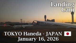 Stunning Sunrise Landing at Tokyo Haneda Airport on ANA Boeing 787-9