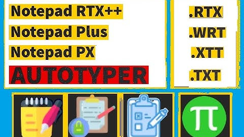 Image to Notepad ++ (.xtt , .wrt .px .txt  .nts .wrt .tst  .rtx .hub)