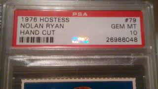 Nolan Ryan Rare Gems # 2 - 1976 Hostess PSA10 POP 3 (1/1 Perforated)