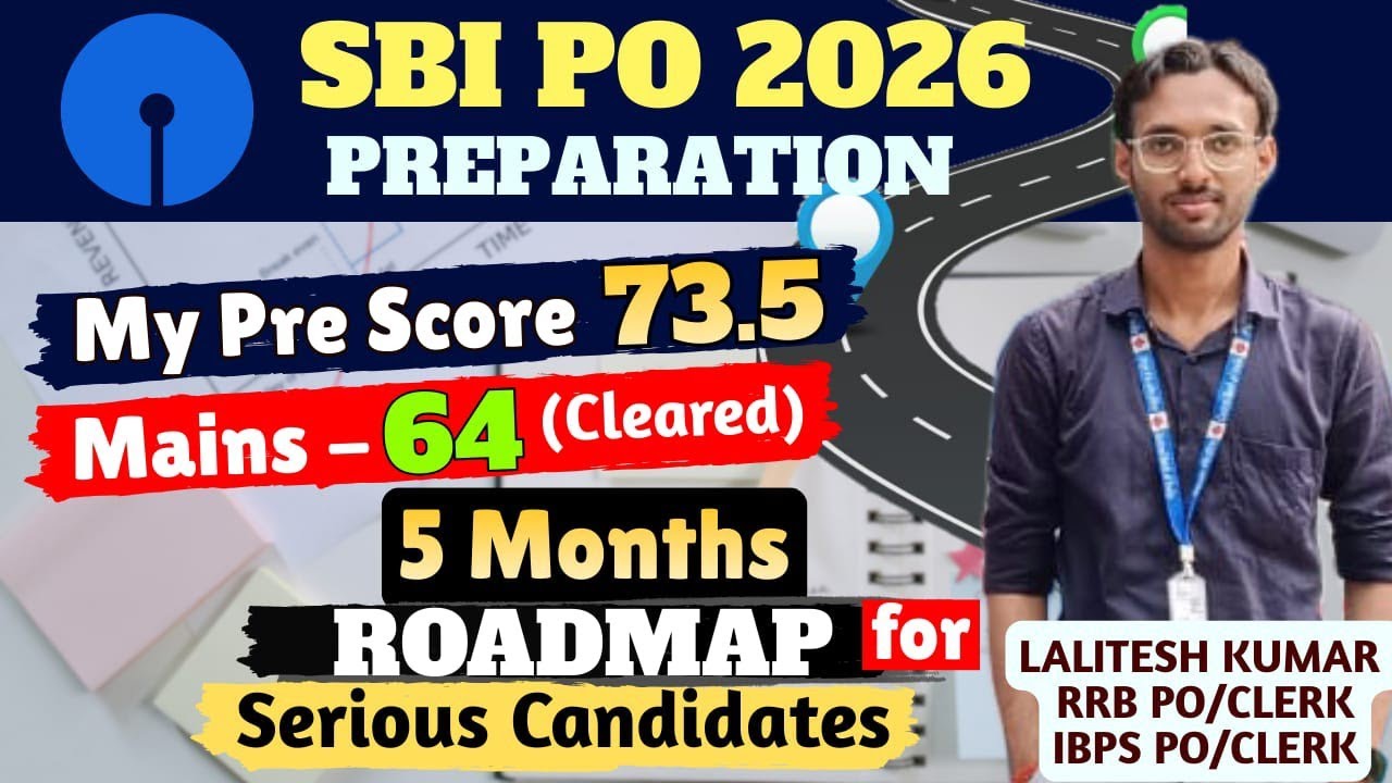 How To Crack SBI PO 2026 in 1st Attempt ✅ My Proven 5 Months ROADMAP🎯