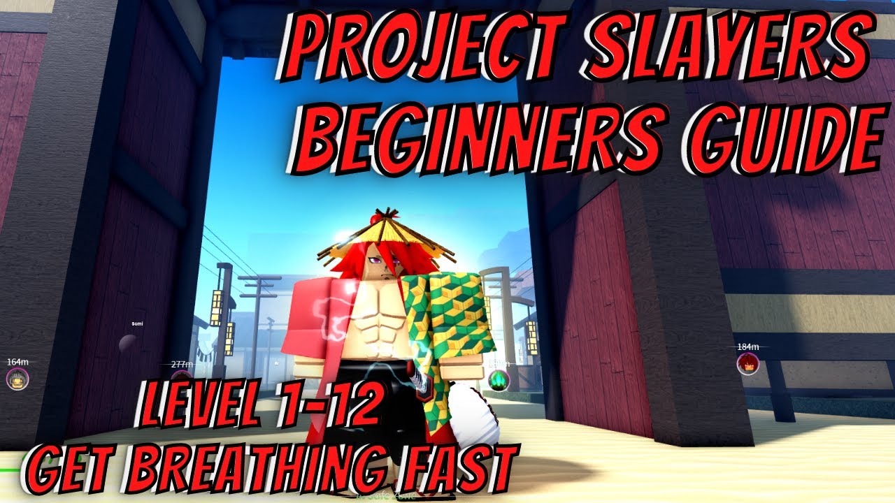 Roblox - Playing project slayer lvl Guide, gameplay